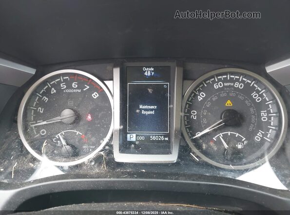 3TYAX5GN7NT058632 2022 TOYOTA TACOMA Red Հետևի նստատեղերի տեսք