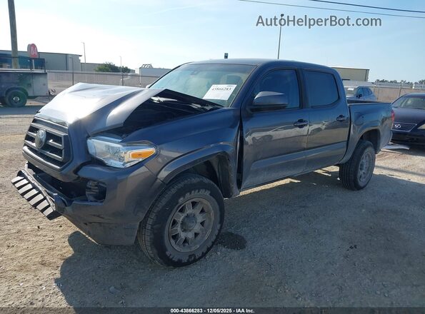 3TYCZ5AN2MT050030 2021 TOYOTA TACOMA Gray Առջևի ձախ երեք քառորդ տեսարան