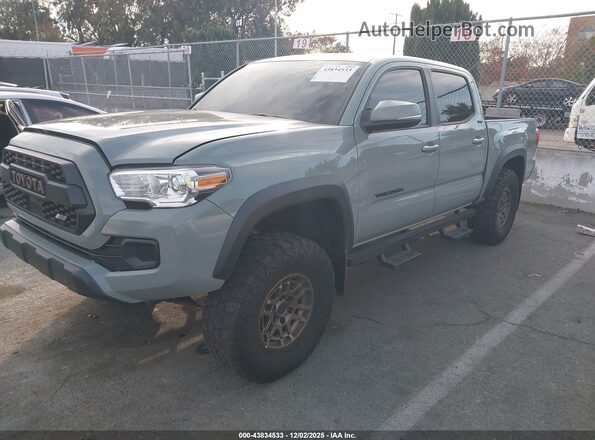3TYCZ5AN2NT097611 2022 TOYOTA TACOMA Green Przód lewy