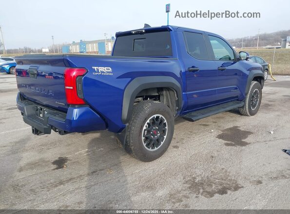 3TYLC5LN5RT008649 2024 TOYOTA TACOMA HYBRID Blue უკანა მარჯვენა