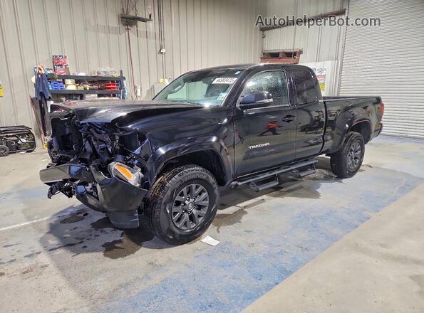 3TYSZ5AN4NT098741 2022 TOYOTA TACOMA Черный Передняя левая четверть