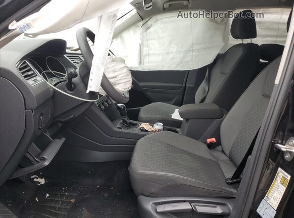 3VV0B7AX5MM021350 2021 VOLKSWAGEN TIGUAN Черный Вид салона спереди