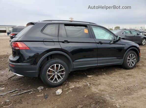 3VV0B7AX5MM021350 2021 VOLKSWAGEN TIGUAN Черный Задняя правая четверть