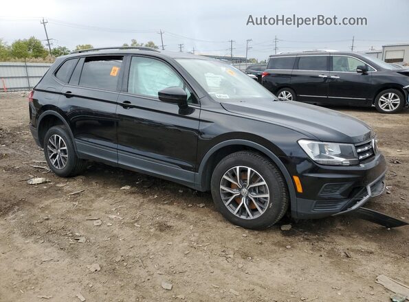 3VV0B7AX5MM021350 2021 VOLKSWAGEN TIGUAN Черный Передняя правая четверть