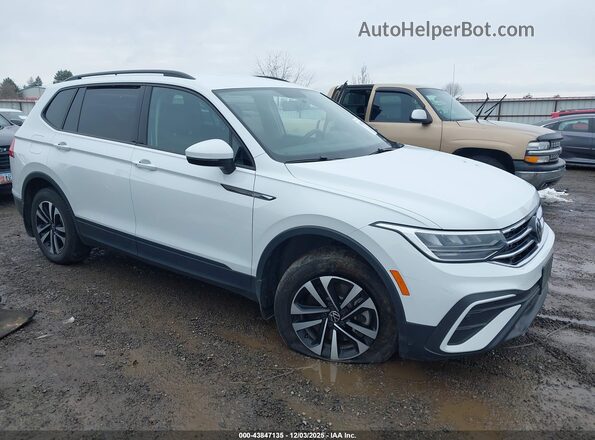 3VV0B7AX7NM106627 2022 VOLKSWAGEN TIGUAN Белый Передняя правая четверть