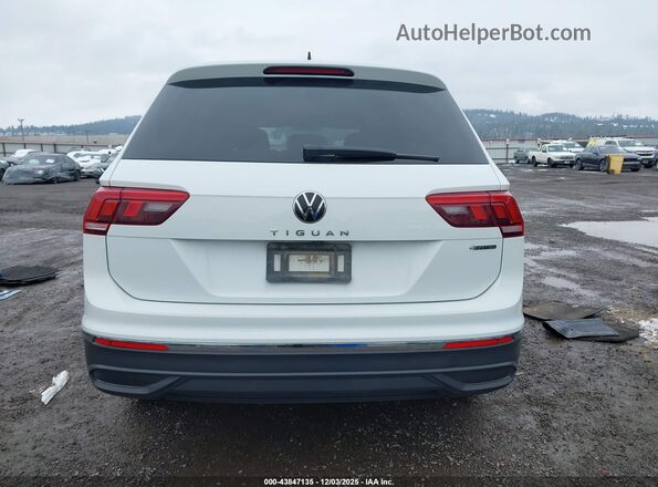 3VV0B7AX7NM106627 2022 VOLKSWAGEN TIGUAN Белый 