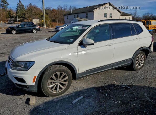 3VV0B7AX8JM131532 2018 VOLKSWAGEN TIGUAN Белый Передняя левая четверть