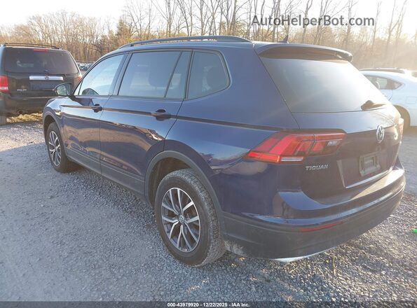3VV0B7AXXMM101596 2021 VOLKSWAGEN TIGUAN Navy Задняя левая четверть