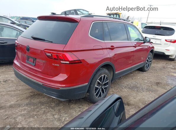 3VV2B7AX5MM046368 2021 VOLKSWAGEN TIGUAN Красный Задняя правая четверть
