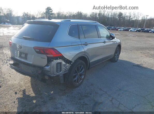 3VV2B7AX6NM119359 2022 VOLKSWAGEN TIGUAN Серый Задняя правая четверть