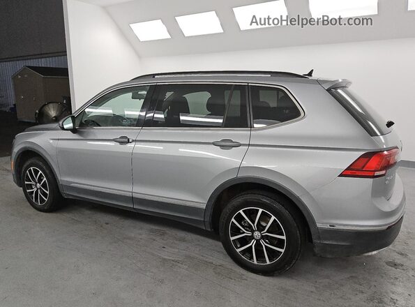 3VV2B7AX8MM126909 2021 VOLKSWAGEN TIGUAN Серебряный Задняя левая четверть