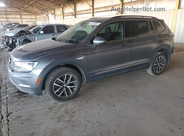 3VV3B7AX1MM107557 2021 VOLKSWAGEN TIGUAN Gray Vista tres cuartos delantera izquierda
