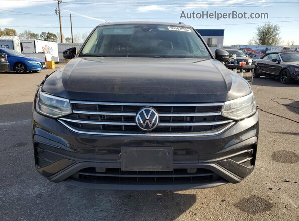 3VV3B7AX2NM138981 2022 VOLKSWAGEN TIGUAN Черный Вид спереди