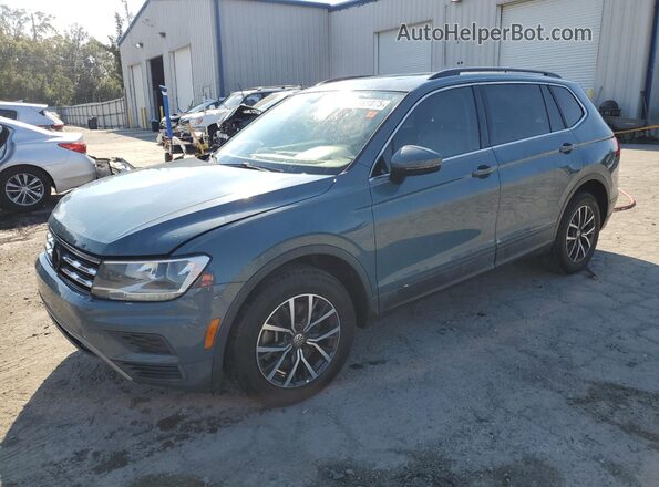 3VV3B7AX5KM079985 2019 VOLKSWAGEN TIGUAN Teal Vista tres cuartos delantera izquierda