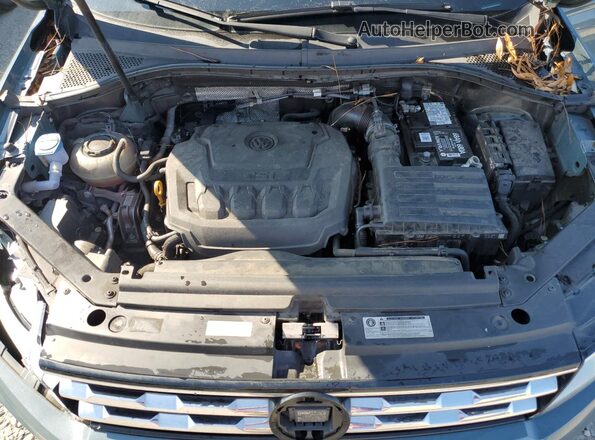 3VV3B7AX5KM079985 2019 VOLKSWAGEN TIGUAN Teal Vista del compartimento del motor