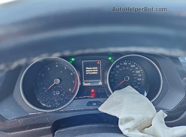 3VV3B7AX7MM118823 2021 VOLKSWAGEN TIGUAN Белый Вид щитка приборов