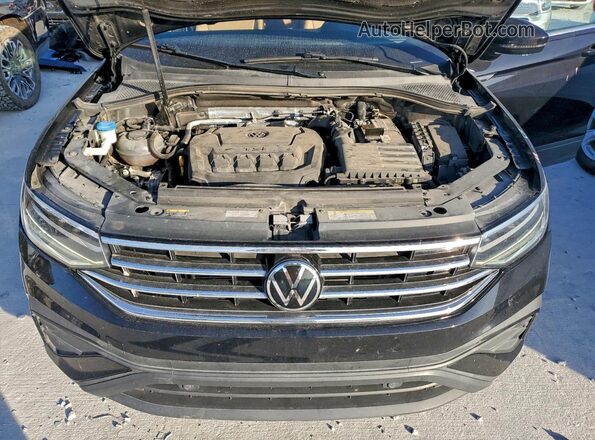 3VV3B7AX7NM070547 2022 VOLKSWAGEN TIGUAN Черный Вид задней части салона