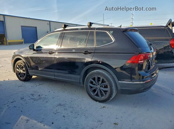3VV3B7AX7NM070547 2022 VOLKSWAGEN TIGUAN Черный Задняя левая четверть