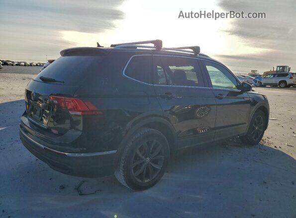 3VV3B7AX7NM070547 2022 VOLKSWAGEN TIGUAN Черный Задняя правая четверть