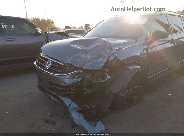 3VVCB7AX3NM023242 2022 VOLKSWAGEN TIGUAN Gray Front view
