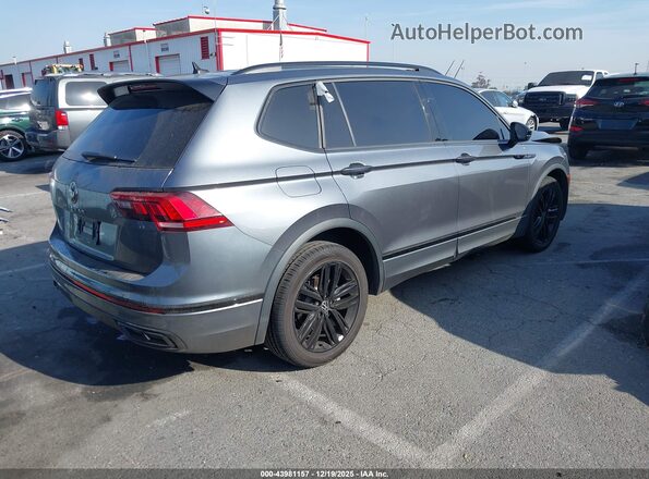 3VVCB7AX3NM023242 2022 VOLKSWAGEN TIGUAN Gray Rear right