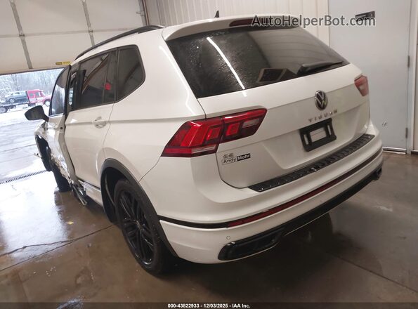 3VVCB7AX3NM059027 2022 VOLKSWAGEN TIGUAN Белый Задняя левая четверть