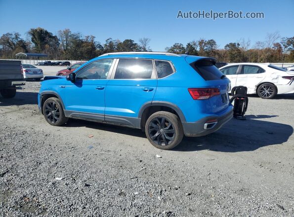 3VVEX7B27PM311751 2023 VOLKSWAGEN TAOS Синий Задняя левая четверть