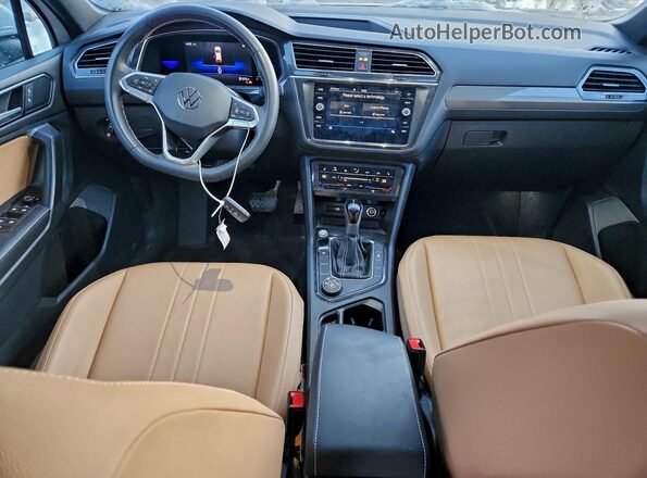3VVMB7AX9PM025665 2023 VOLKSWAGEN TIGUAN White წინა პანელის ხედი