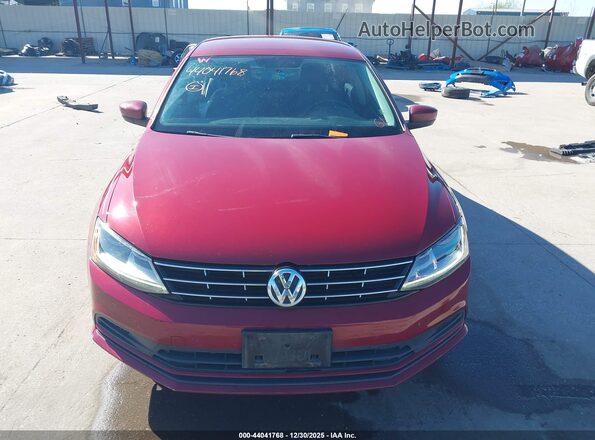 3VW2B7AJ0JM212430 2018 VOLKSWAGEN JETTA Red Widok zestawu wskaźników