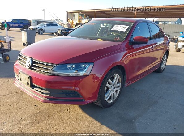 3VW2B7AJ0JM212430 2018 VOLKSWAGEN JETTA Red Przód lewy