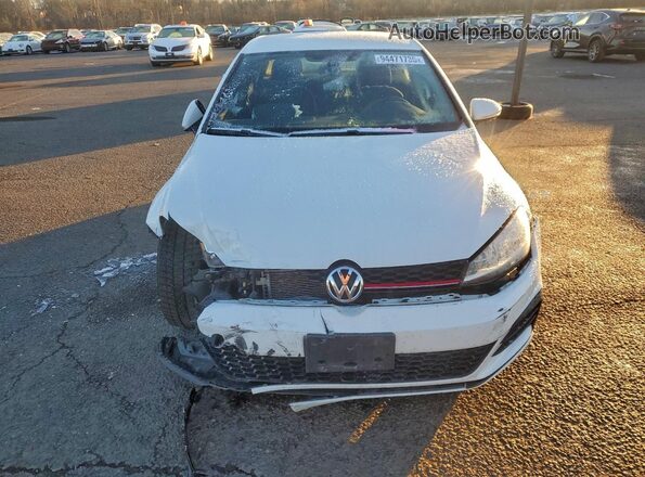 3VW547AU1JM294167 2018 VOLKSWAGEN GTI White Front view