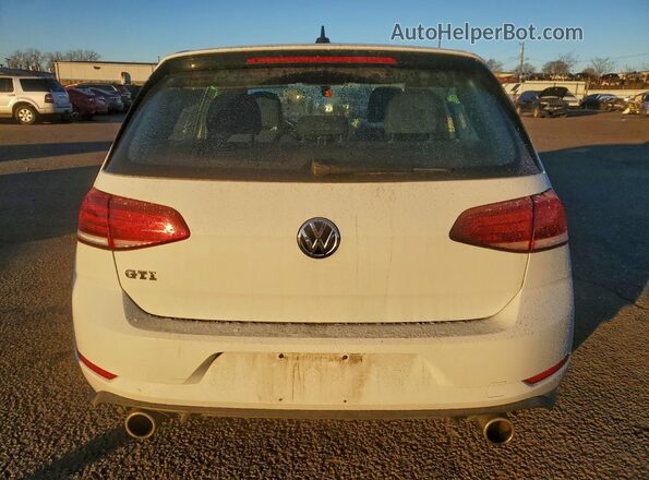 3VW547AU1JM294167 2018 VOLKSWAGEN GTI White Rear view
