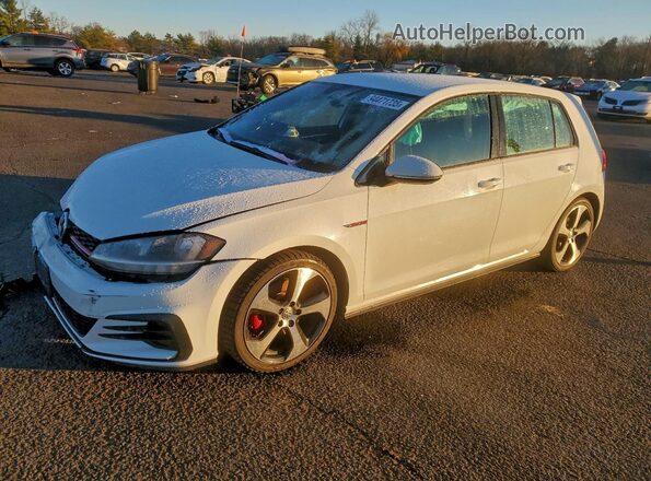 3VW547AU1JM294167 2018 VOLKSWAGEN GTI White Front left