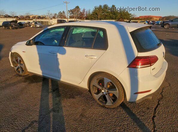 3VW547AU1JM294167 2018 VOLKSWAGEN GTI White Rear left