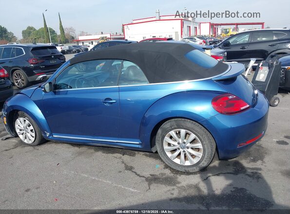 3VW5DAAT0JM515018 2018 VOLKSWAGEN BEETLE Blue Vista interior de 360 grados