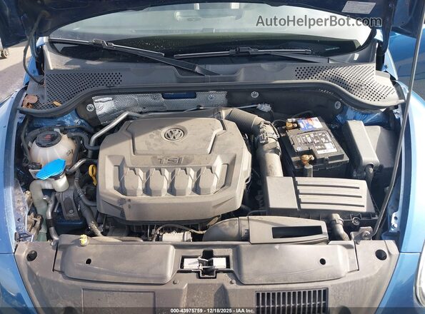 3VW5DAAT0JM515018 2018 VOLKSWAGEN BEETLE Blue Vista trasera