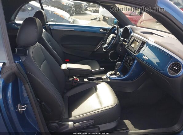3VW5DAAT0JM515018 2018 VOLKSWAGEN BEETLE Blue Vista interior delantera