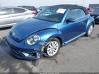 2018 Volkswagen Beetle 2.0t Coast/2.0t S/2.0t Se Blue vin: 3VW5DAAT0JM515018