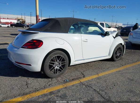 3VW5DAAT3JM510735 2018 VOLKSWAGEN BEETLE White Задня права чверть