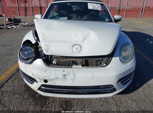 3VW5DAAT3JM510735 2018 VOLKSWAGEN BEETLE White Вид задньої частини салону