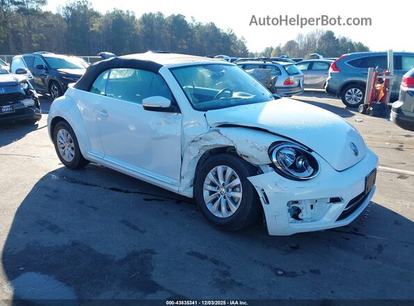 3VW5DAAT3JM516437 2018 VOLKSWAGEN BEETLE White Przód prawy