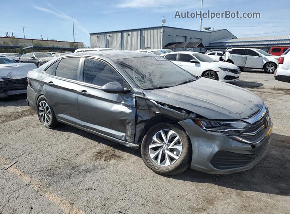 3VW5M7BU2RM095946 2024 VOLKSWAGEN JETTA Серый Передняя правая четверть
