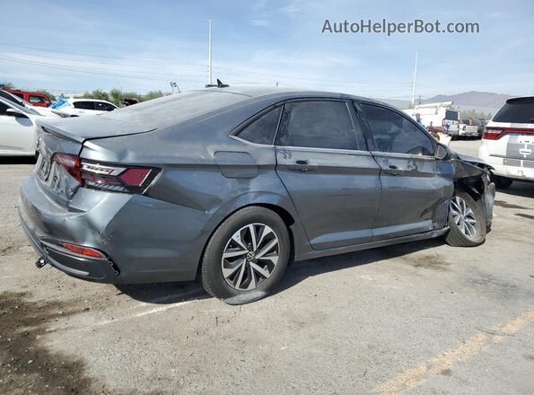 3VW5M7BU2RM095946 2024 VOLKSWAGEN JETTA Серый Задняя правая четверть