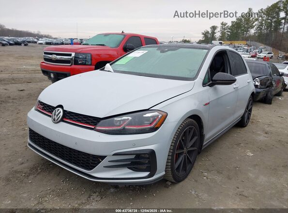 3VW6T7AU5MM005299 2021 VOLKSWAGEN GOLF Gray Передня ліва чверть