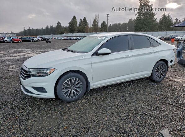 3VWC57BU1MM067424 2021 VOLKSWAGEN JETTA Белый Передняя левая четверть