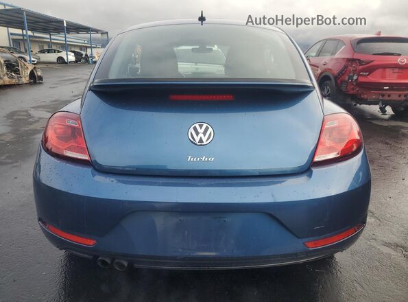 3VWF17AT1HM611749 2017 VOLKSWAGEN BEETLE Blue Widok z tyłu