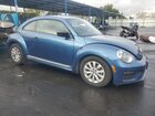 2017 Volkswagen Beetle 1.8t Blue vin: 3VWF17AT1HM611749