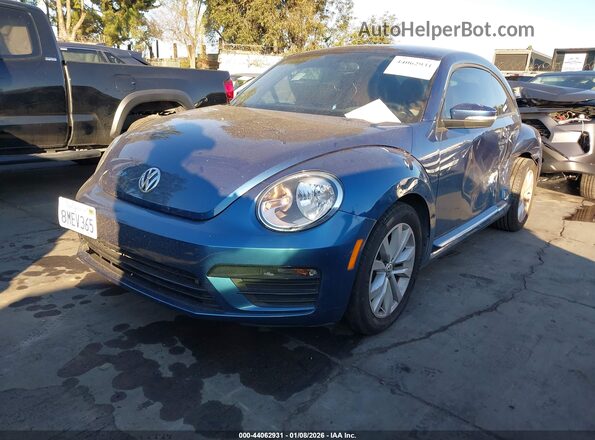 3VWF17AT6HM628076 2017 VOLKSWAGEN BEETLE Dark Blue Przód lewy