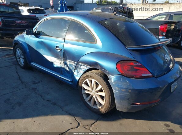 3VWF17AT6HM628076 2017 VOLKSWAGEN BEETLE Dark Blue Tył lewy