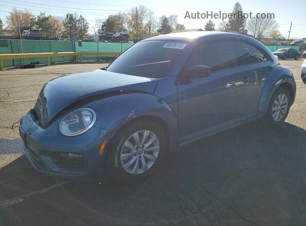 3VWFD7AT2JM719729 2018 VOLKSWAGEN BEETLE Blue წინა მარცხენა ხედი სამი მეოთხედიდან